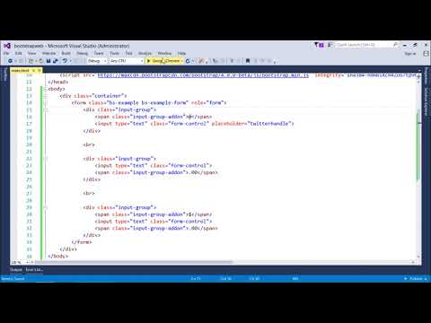 Bootstrap - Input