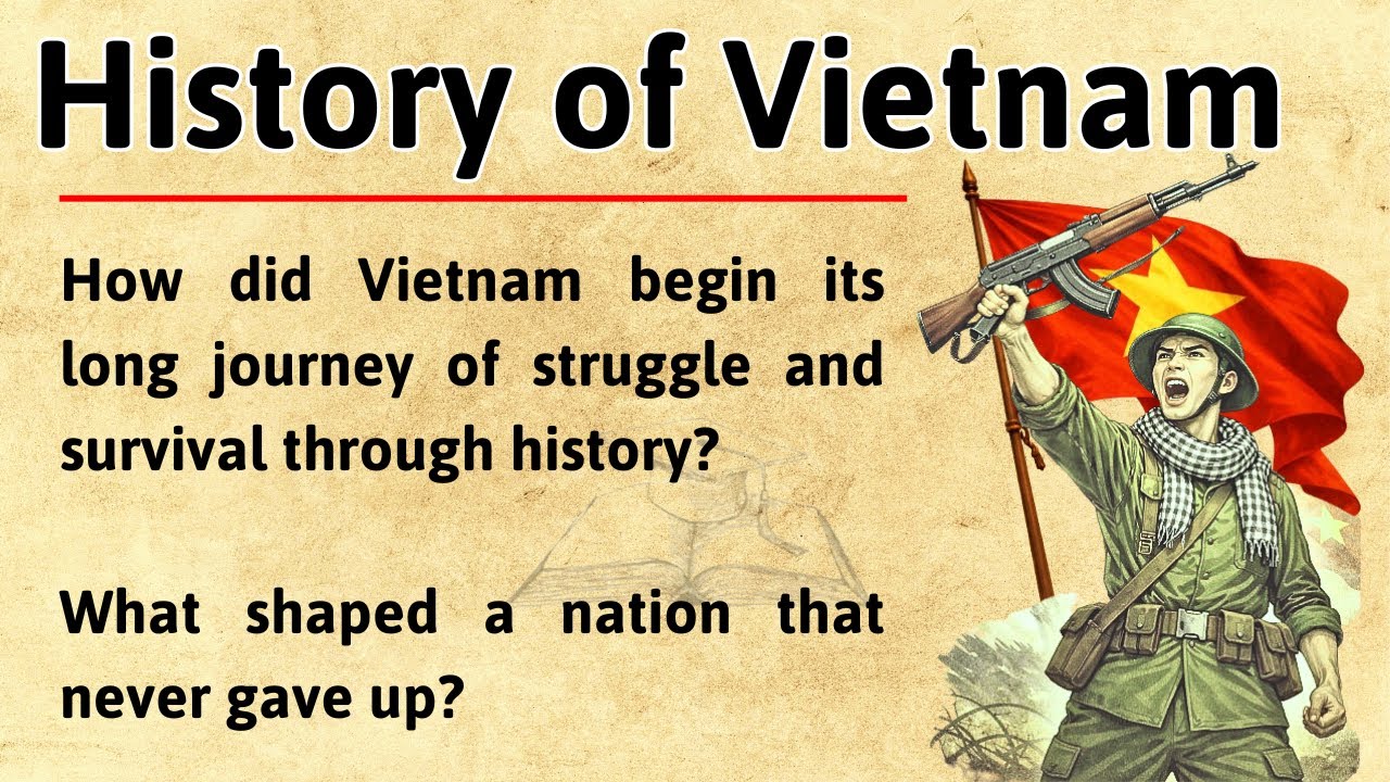The History of Vietnam 🇻🇳 || Learn English Through Story Level 3 📖|| Graded Reader 🎧📚