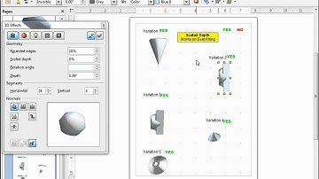 LibreOffice Draw (35) 3D Effects Part 1