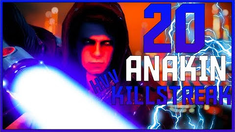 Star Wars Battlefront 2 - MAX LEVEL 1000 Anakin Skywalker 20 Killstreak in HvV (Mos Eisley)