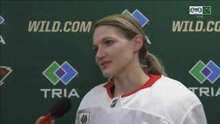 D Medalist Lee Stecklein Joins Wild For Practice