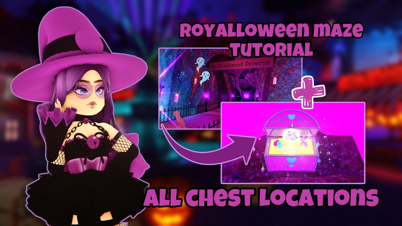 Royalloween maze tutorial + all chest locations 2022 YouTube