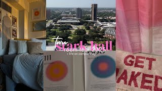 TWU STARK HALL DORM TOUR   life on campus vlog