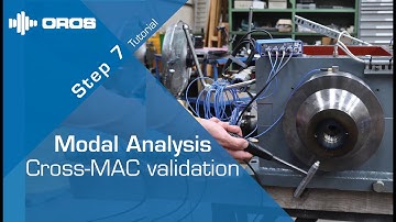 Modal analysis - Step 7 -  Cross-MAC validation
