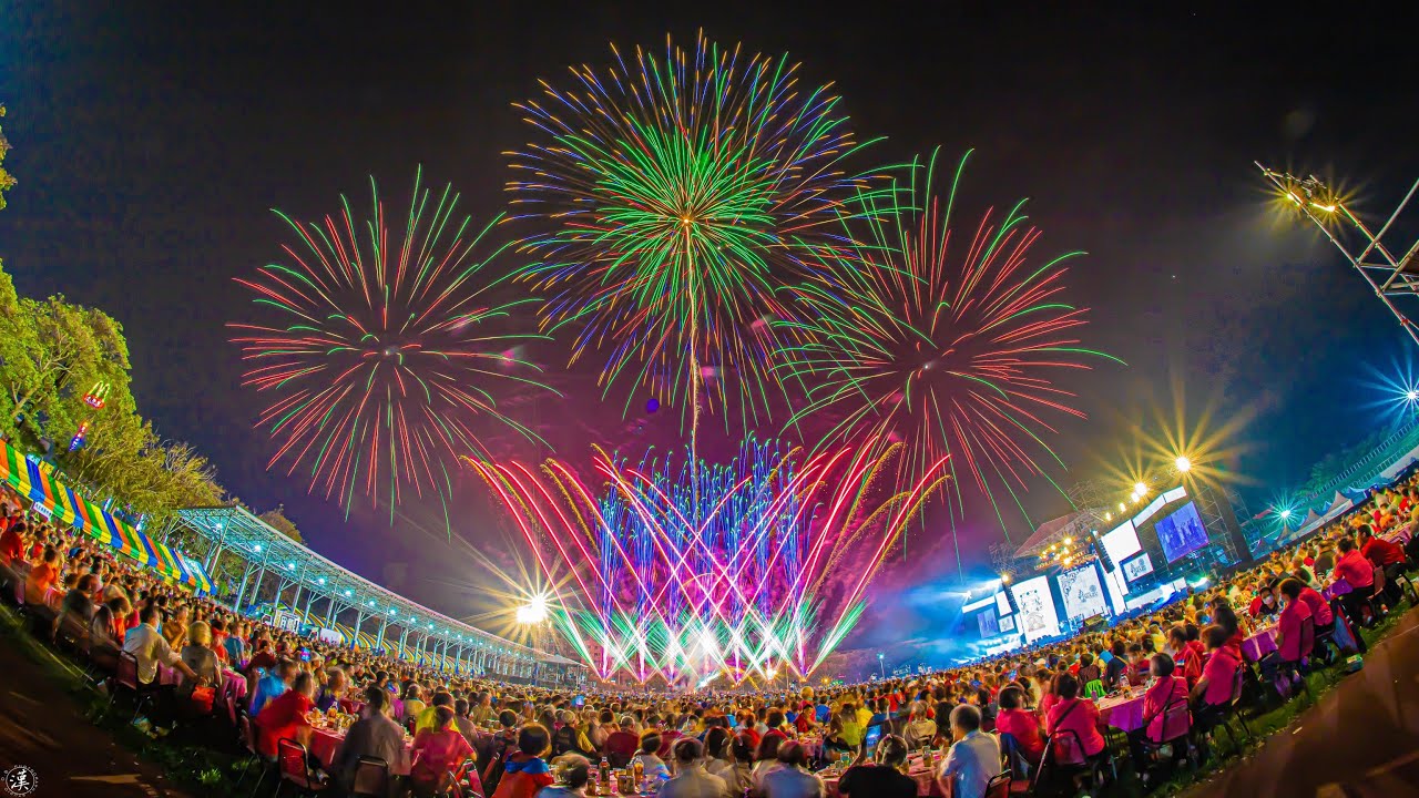 2023.04.18 癸卯年大甲鎮瀾宮遶境進香 大甲媽起駕宴 高空煙火秀