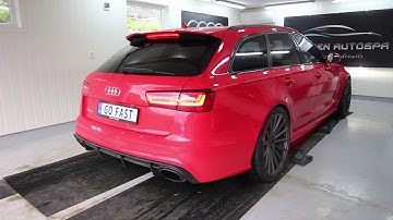 RS6 4.0TFSI resonated vs non-resonated