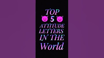 Top 5 Attitude Name Status 😎 💯 👿 💯 #short video viral #shorts#youtubeshorts#viralshorts