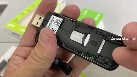 Maxis 4G LTE USB Modem Dongle By ZTE MF833V Walk Around For Maxis 4G Sim Backup