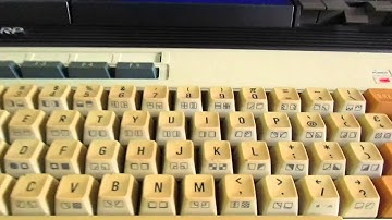 SHARP MZ-700 - introduction and demo program