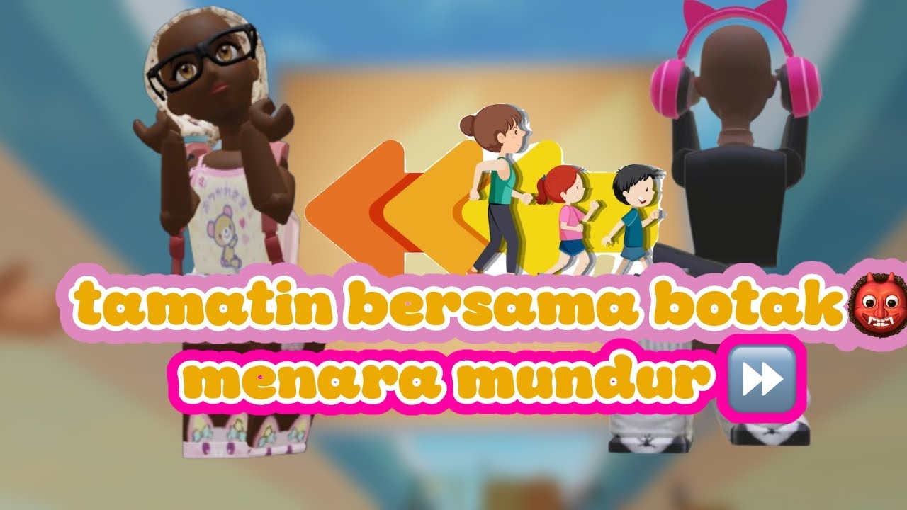 Bermain mundur tower😱⏩||bersama botak😘||