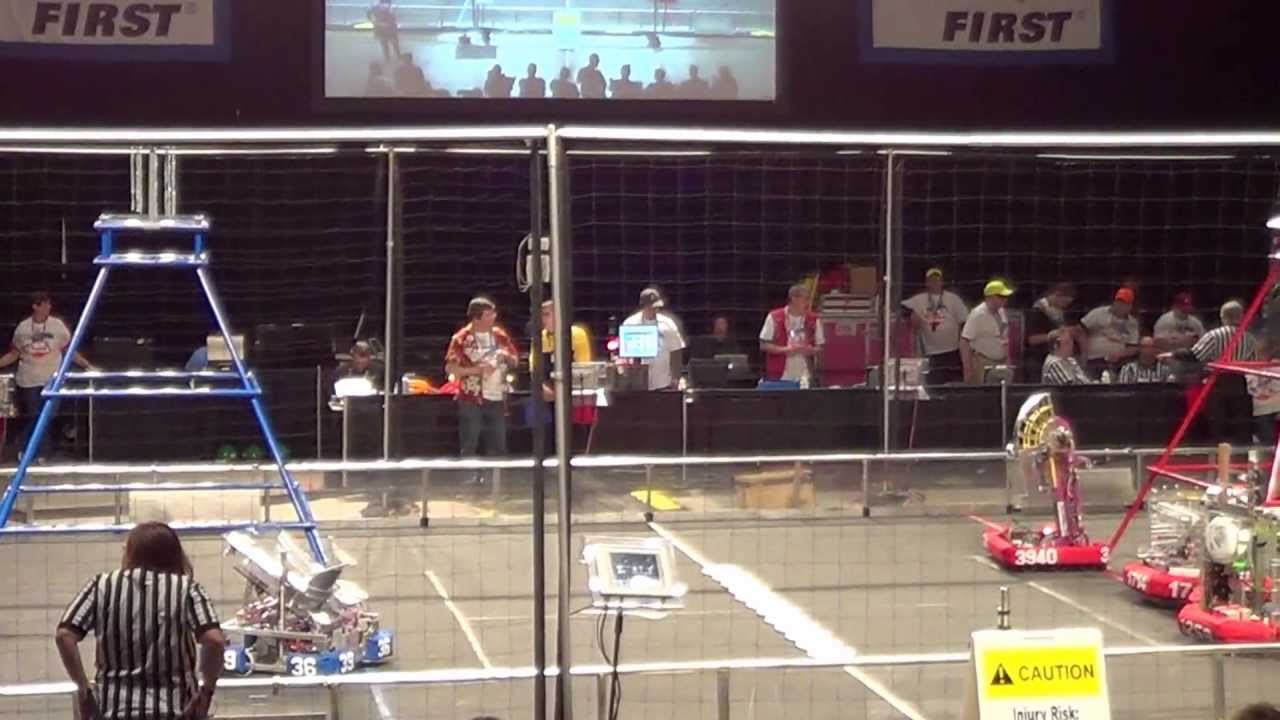 2013 FRC Wisconsin Regional Robotics Competition: Match 60 - YouTube