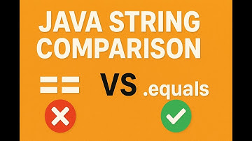 Java String Comparison Explained 🔥 == vs .equals() | Interview Question