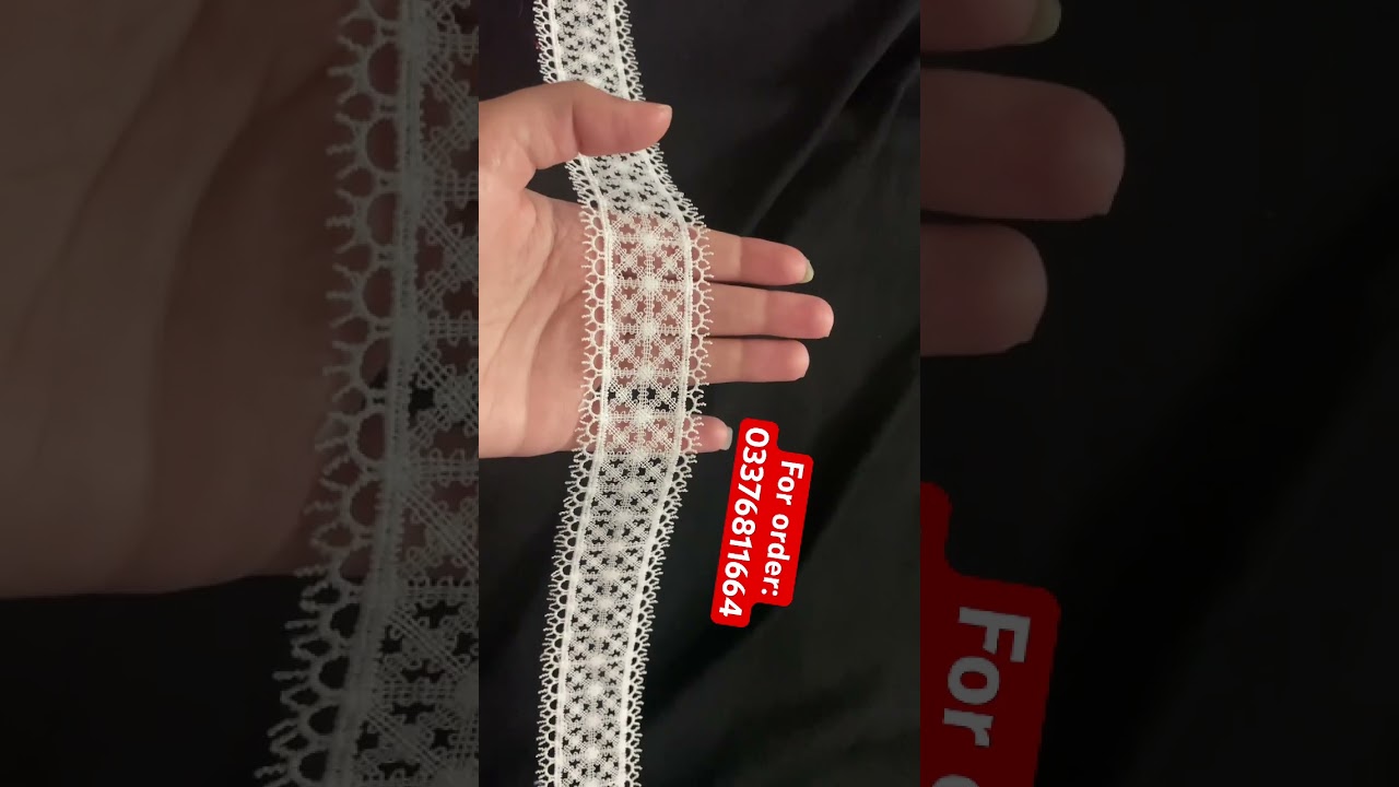 Milky lace design in reasonable price make your outfit stylish For order 03376811664 