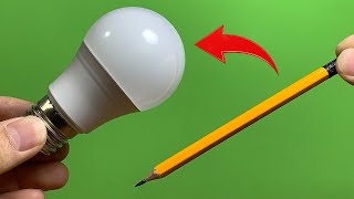 Just Use a Common Pencil and Fix All the LED Lamps in Your Home! How to Fix or Repair LED Easy