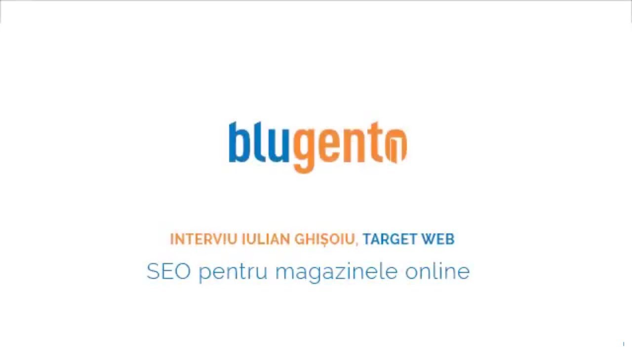 SEO pentru Magazine Online - Interviu cu Iulian Ghisoiu, Target Web