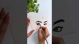 girl hafh face drawing.                    #eyes #drawing #hafh #face.    #art