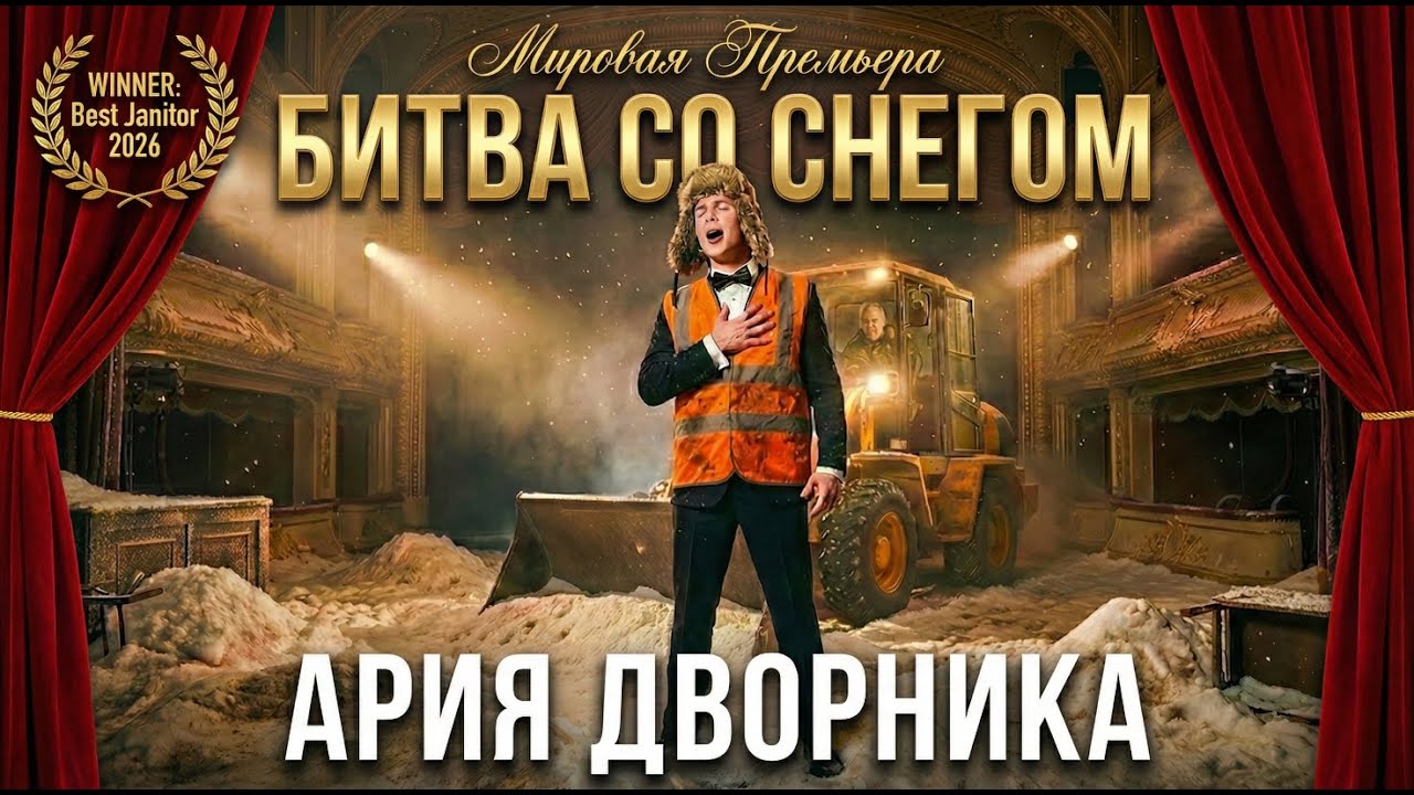 Ария Дворника из оперы «Битва со снегом» (в роли Дворника — Заслуженный нейро-тенор России)