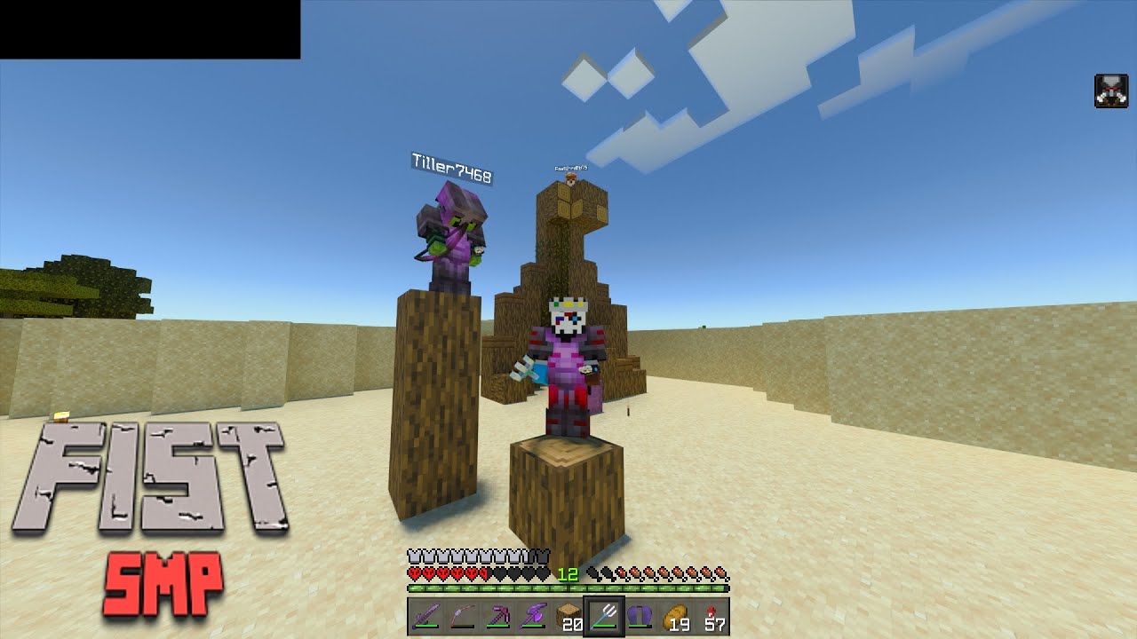 Minecraft Fist SMP Day 7700+ [tree house] - YouTube