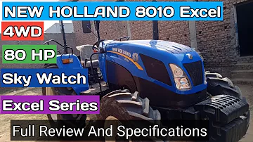 Kolik koní má traktor New Holland 8010?