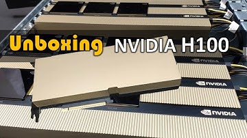 NVIDIA H100 Tensor Core GPU Unboxing