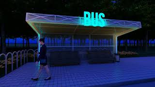 Bus Stop (practice render)