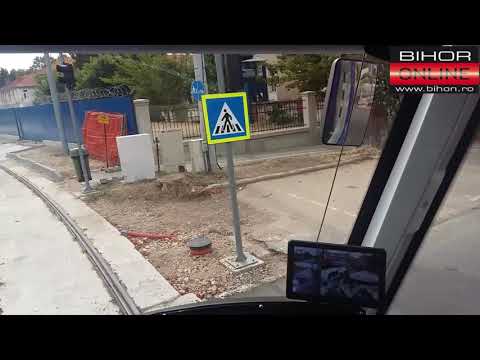 Probe pe noua linie de tramvai din Oradea, între Calea Aradului și depou