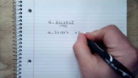 Voltage Drop Calculation Example