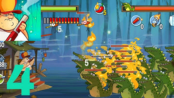 Swamp Attack - Gameplay Walkthrough Part 4 - Episode 1 level 14 to 17
