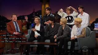 200129 BTS interview @ The Late Late Show with James Cordon