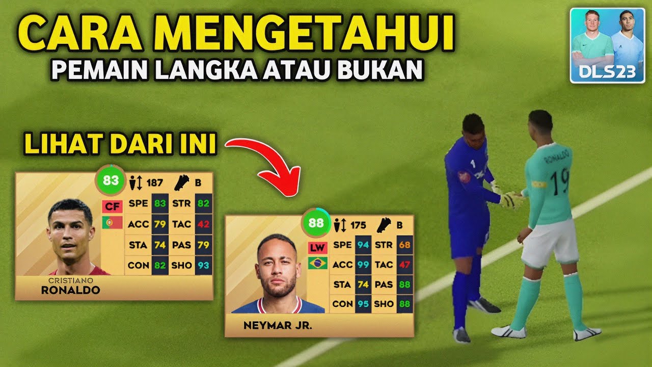 CARA MENGATAHUI PEMAIN LANGKA DI GAME DREAM LEAGUE SOCCER YouTube