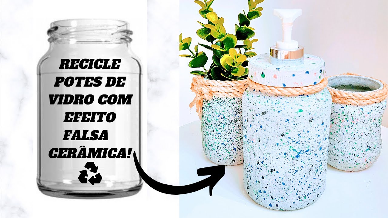 Ideias Criativas Com Potes de Vidro – Arteirices e Costurices, image size:1280x720