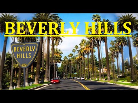 Driving around Beverly Hills, The land of the Super Rich & Famous $$  Rodeo dr , Los Angeles. CA