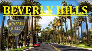 Driving around Beverly Hills, The land of the Super Rich \& Famous $$  Rodeo dr , Los Angeles. CA