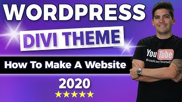 How To Make A Wordpress Website 2020 | Divi Theme Tutorial🔥(DIVI 4.0)🔥