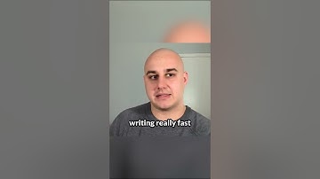 The secret to writing faster