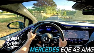 MERCEDES EQE 43 AMG 4MATIC 476 HP POV TEST DRIVE