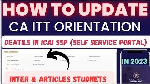 How to upload itt/oc certificate in SSP PORTAL || CA EXAM HACKER
