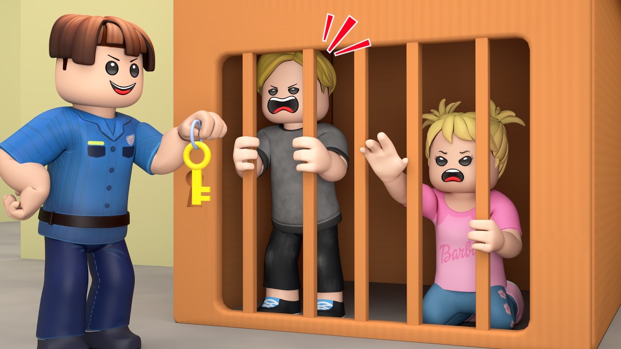ROBLOX Brookhaven 🏡RP: Escape from CARDBOARD PRISON! | Roblox Jack