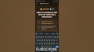 HOW TO ACTUALLY GET RICH IN YOUR 20S | MEMEGIRLS I #memefisecretcode #memefi