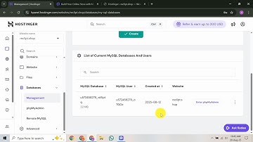 How to Troubleshoot Database Connection on Hostinger
