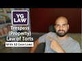 Trespass to Property - Immovable (Land) and Movable - Law of Torts