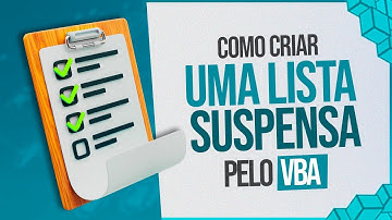 ComboBox VBA - Como Criar Lista Suspensa pelo VBA (Caixa de Combinação ActiveX)