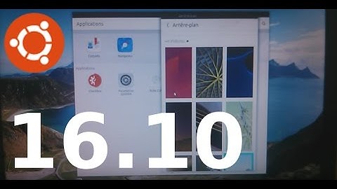 Ubuntu 16.10  unity 8