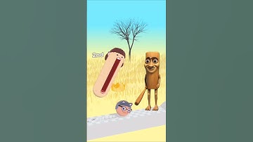 Hopping heads game mostly satisfying level 14 #shorts #short