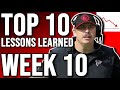 Top 10 Fantasy Football Lessons Learned | Week 10 Fantasy Football
