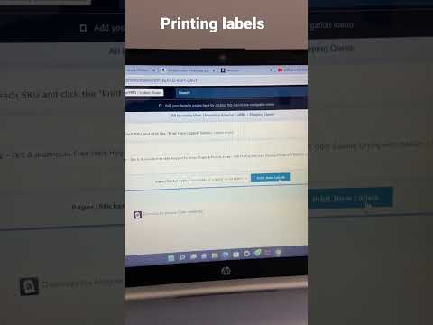 Video: Printen ups labels?