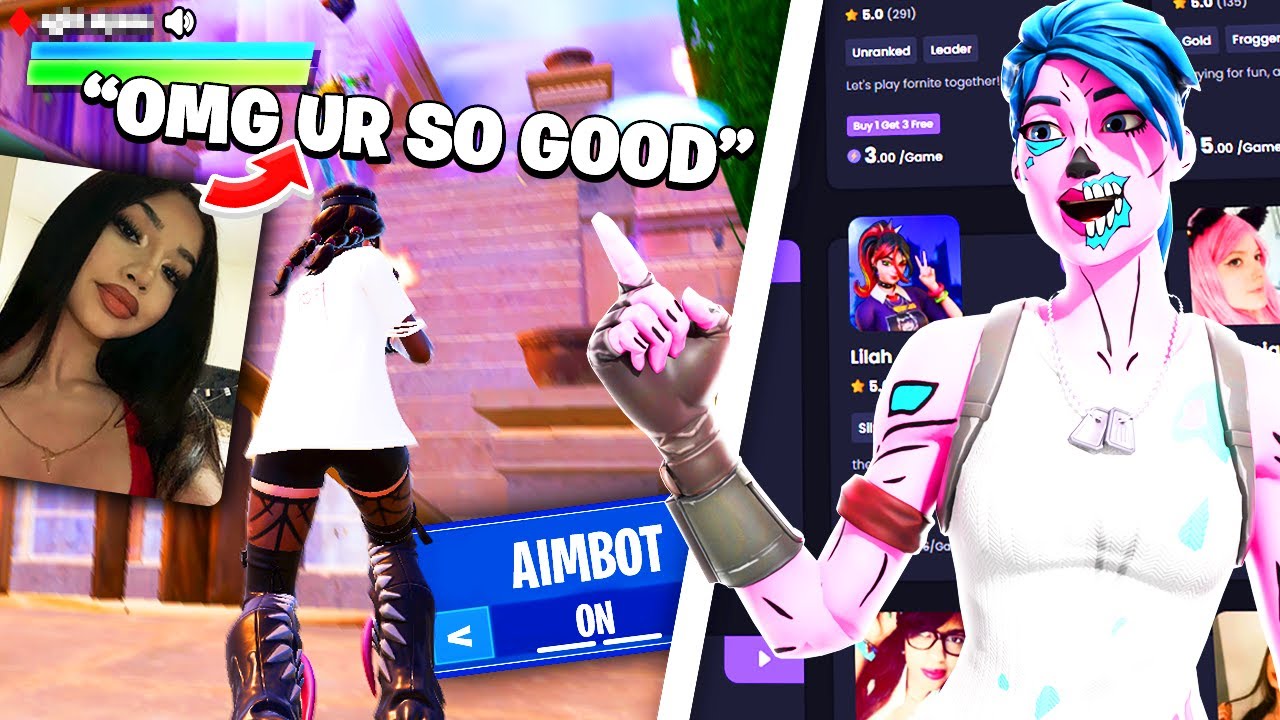 I Hired An E-GIRL To Play FORTNITE With Me... 😍