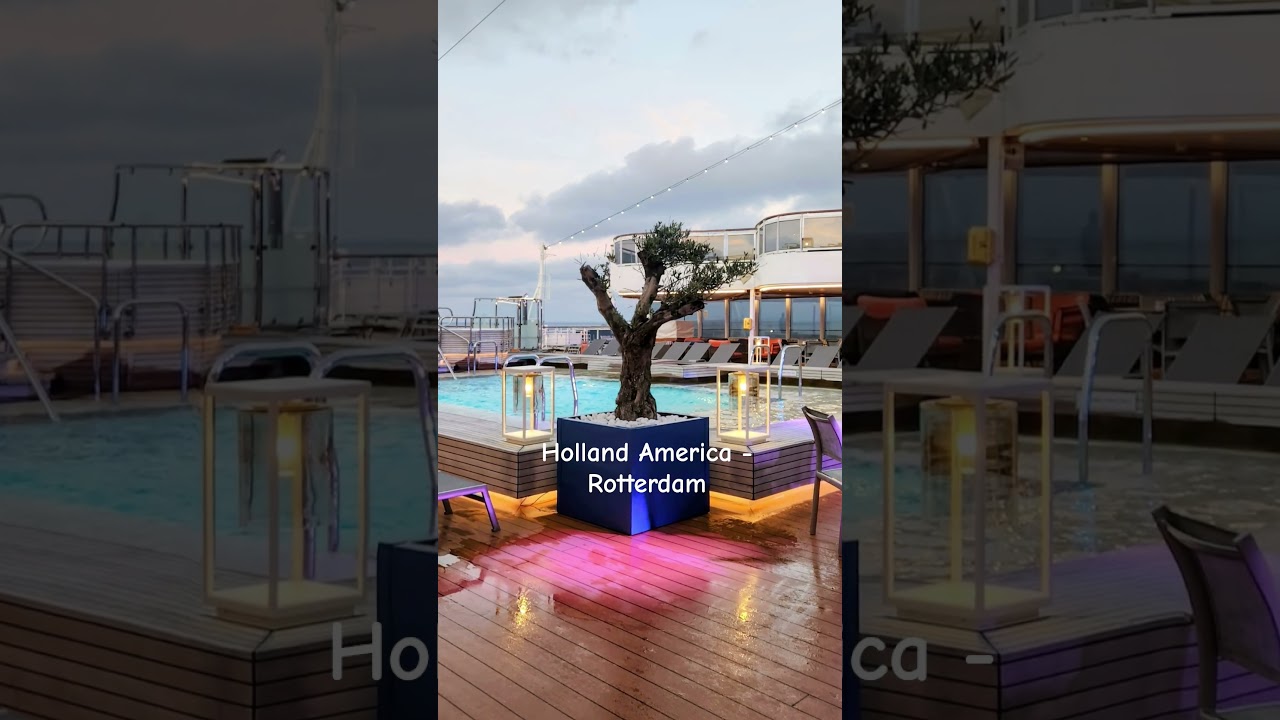 Rotterdam's Aft Pool Deck: Your New Cruise Favorite! #short #HAL #Rotterdam