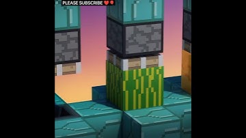 Piston press blocks in Minecraft #minecraft #shorts