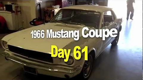 Rust cowl leak under the dash Zulma's 1966 Mustang Coupe - Day 61 - Part 2